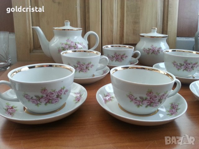 Руски порцелан за чай кафе, снимка 13 - Антикварни и старинни предмети - 33760800