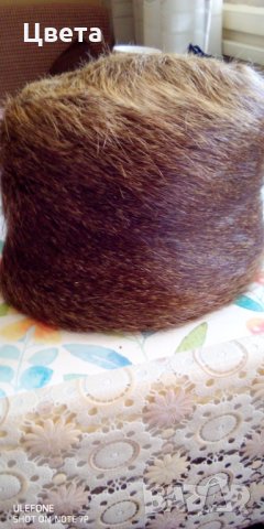 Шапка от естествен косъм нутрия, снимка 5 - Шапки - 30650603
