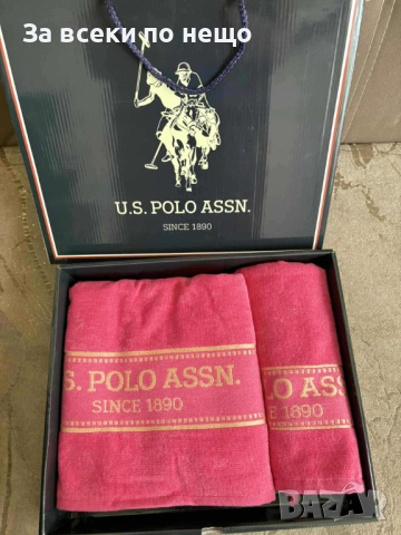 U.S. Polo Assn. Луксозни Хавлии - 2бр. в кутия - Налични Различни Цветове Код VF72, снимка 4 - Хавлиени кърпи - 52057751