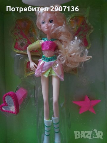 КУКЛА  WINKS с аксесоари,музикална, крилата и светят, снимка 5 - Кукли - 38947365