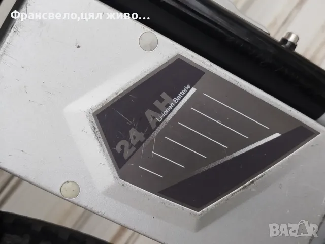 28 цола алуминиев електрически велосипед,колело неограничено 24 волта 24 ампера гарантиращо много ки, снимка 6 - Велосипеди - 49944305