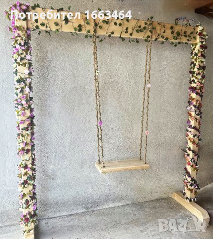 Декор - цветна люлка