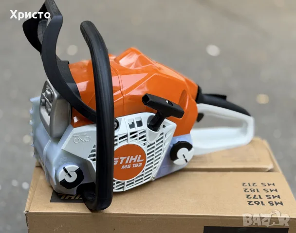 ГАРАНЦИОНЕН!!! Верижен бензинов трион STIHL MS 182, 36 см³, 1,6 kW, 35 см, снимка 4 - Градинска техника - 55728681