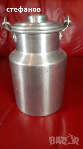 Алуминиево гюмче за мляко, течности с капак, котлонка, снимка 10 - Антикварни и старинни предмети - 49431229
