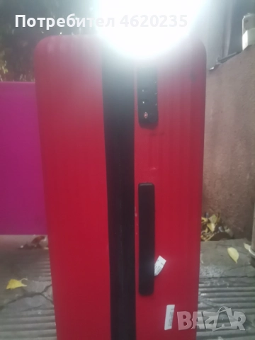 Куфар на колелца 80л. твърд, снимка 3 - Куфари - 52482489