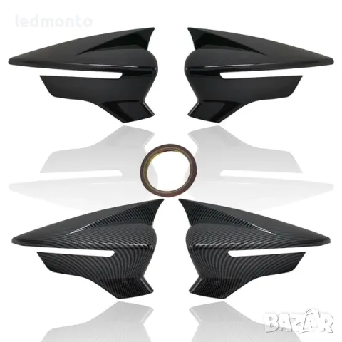Капаци за странични огледала за SEAT Leon MK3, Ibiza Mk5, Arona KJ7 тунинг капаци огледала , снимка 4 - Части - 47583523