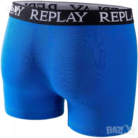 Мъжки боксерки Pack of 2 Replay Boxer Shorts, оригинал, снимка 4 - Бельо - 29654134