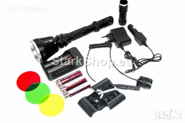  Мощен, водоустойчив ловен фенер, снимка 4 - Оборудване и аксесоари за оръжия - 30726655