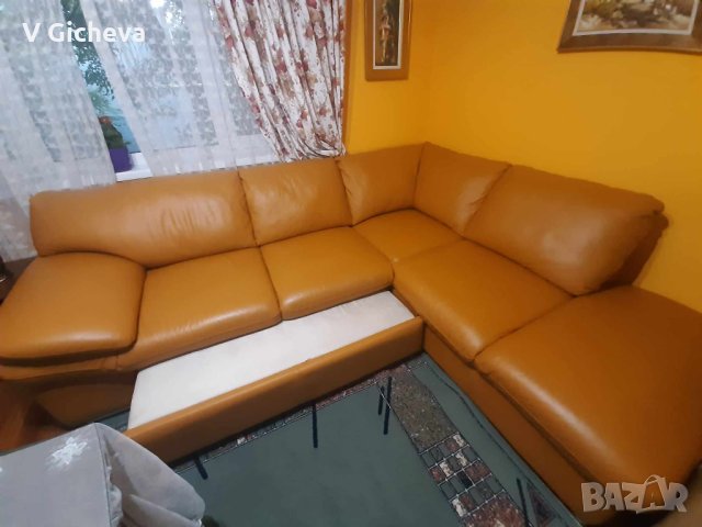 ъглов диван за хол, снимка 4 - Дивани и мека мебел - 42299068