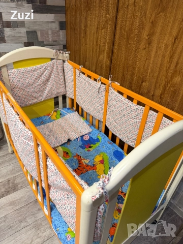 Детски матрак, протектор,  обиколници, чаршаф с ластик, снимка 5 - Кошарки - 52267905