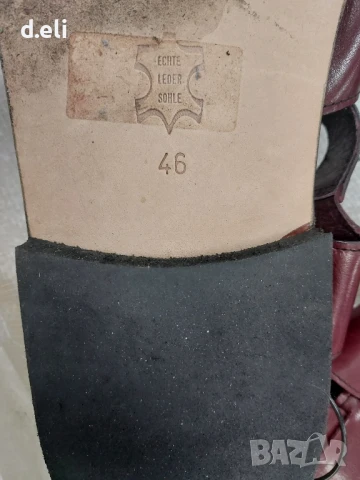 LLOYD Original Size 46 100% Кожа, снимка 6 - Мъжки сандали - 51237429