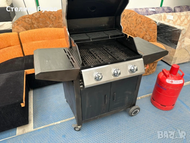 gas bbq Барбекю на газ GRILL CHEF, с 3 горелки Landmann газово барбекю  -цена 395 лв или 201.96евро 