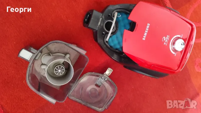Прахосмукачка за ремонт или части Samsung VCDC15SV - мотора бучи странно., снимка 4 - Прахосмукачки - 50067413
