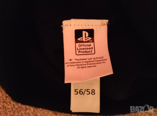 Оригинална лицензирана PLауStation зимна шапка, снимка 3 - Шапки - 52866439