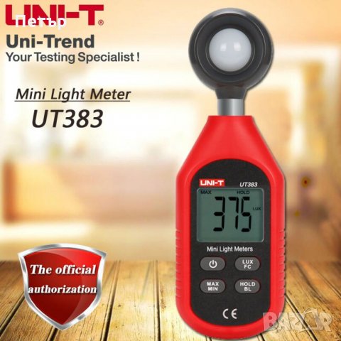 Lux / light meter UNI-T UT383 луксметър светломер светлометър, снимка 1 - Други инструменти - 30283674