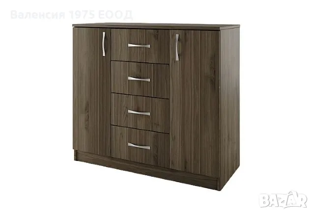 Скрин Сити 3004 сонома, орех или комбинация бяло/ арвен, снимка 6 - Скринове - 36581904