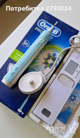 Ел. четка за зъби Oral-B PRO 500 3D CrossAction, Презареждаща, 1 Програма, снимка 7 - Друга електроника - 39385842