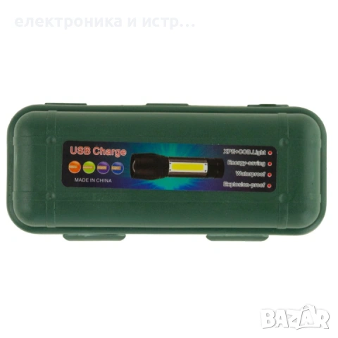 LED джобна лампа, ZakupyTV, Алуминий, 5W, 3800 lm, Черна , снимка 2 - Лед осветление - 53335238