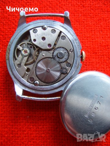 GUB Glashutte cal.60 Стари мъжки ръчни часовници, снимка 5 - Антикварни и старинни предмети - 36646878