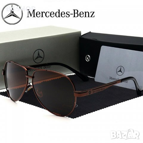 Слънчеви очила - Mercedes Benz - Brown, снимка 2 - Слънчеви и диоптрични очила - 29624787
