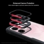 XUNDD Прозрачен Калъф за Oppo A6 Pro 5G / 4G - TPU+Акрил, Airbag, 0.8mm защита, Черен, снимка 6