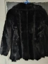 Късо кожено палто/яке естествен косъм с цип М/S УНИСЕКС, снимка 2