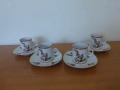 Чаши за кафе български прозрачен порцелан сервиз, снимка 1