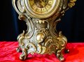 Бронзов механичен каминен часовник,барок. , снимка 11