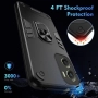 Удароустойчив калъф с метален стенд 360° за Motorola Moto G06 4G / Moto G06 Power 4G- PC + TPU, Вкл., снимка 6
