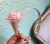 Диадема със сладолед Аксесоар за коса Ръчна Изработка Диадема Сладолед Диадеми , снимка 2