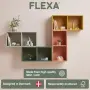 Flexa DOTS стенна книжна полица с 2 отделения за детска стая, снимка 3