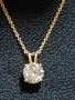 Златно дамско колие с 💯 % ЕСТЕСТВЕН диамант 1,54 ct., снимка 6