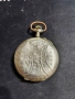 Швейцарски джобен часовник с посребрени капаци 1925г. - 10 РУБИНА, снимка 9