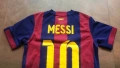NIKE FC BARCELONA MESSI Kids Football T-Shirt Размер 10-12 г/ 137-147см детска футболна тениска 8-66, снимка 3