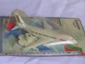 Boeing 747 Balkan Боинг 747 Балкан Самолет БГ Механизирана Играчка От 80-те Год. Нов В Опаковка, снимка 6