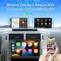 Автомултимедия 1 DIN с екран 17,78 см, безжични CarPlay и Android Auto, снимка 3