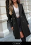 Ново елегантно черно палто, снимка 1