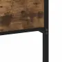 vidaXL Метална рамка за легло, без матрак, опушен дъб, 160x200 см, снимка 8