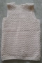 Вълнен дамски елек,ръчно плетиво, снимка 3