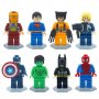 8 бр Avengers Авенджърс герои Отмъстителите хълк Батман супермен конструктор герои