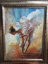 картина балерина , снимка 2