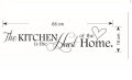  Kitchen is Heart of the Home  стикер за мебел стена заведение ресторант самозалепваща лепенка декор, снимка 2