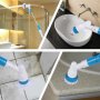 👉 Електрическа четка за почистване на баня Spin scrubber 🚮, снимка 1 - Други стоки за дома - 42132490