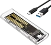 Кутийка с адаптер M.2 NVME към USB3.0 Mobile Hard Disk Case SSD Type-C, снимка 1