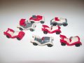 7 малки пластмасови колички играчки от времето на соца