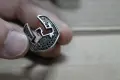 Сребърен пръстен Римски шлем, снимка 11