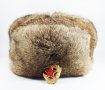 Руски шапки-ушанки от заешки естествен косъм., снимка 9