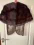 норков шал наметка болеро от норка естествен косъм кафяв универсален размер , снимка 12
