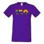 Мъжка тениска Peace Love Pride 1 multicolor Прайд,Празник.Повод,Изненада, снимка 10