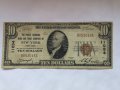 Usa Рядка $ 10 1929 г. The Public National Bank and Trust Company of NEW YORK CH11034, снимка 5